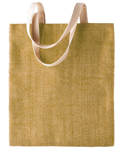 KiMood 100 natural yarn dyed jute bag KI009 - - Customisable Bags