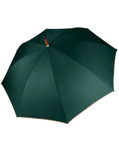 KiMood Auto open wooden umbrella KI020 - Bottle Beige One size - Customisable Umbrellas