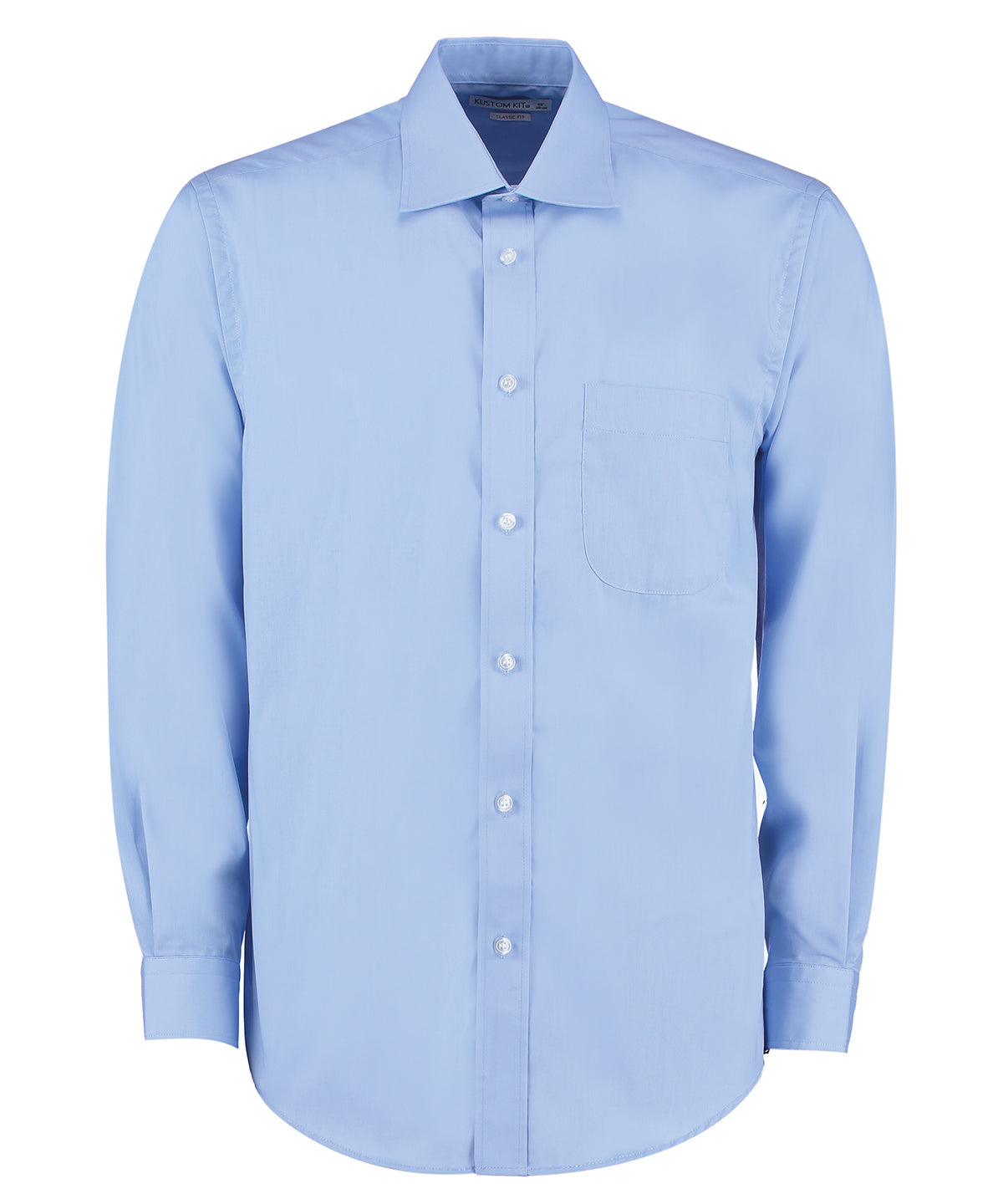 Men LS Classic Business Shirt - KK104 - Light Blue - Customisable Corporate Wear