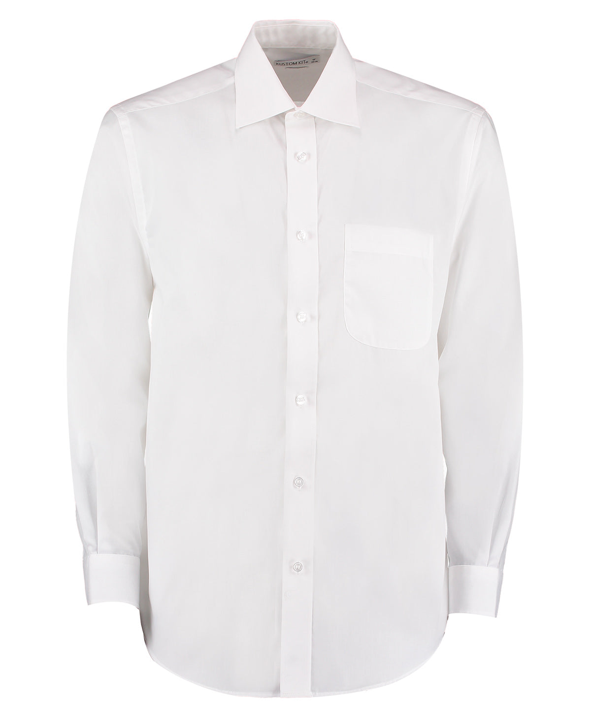 Men LS Classic Business Shirt - KK104 - White - Customisable Corporate Wear