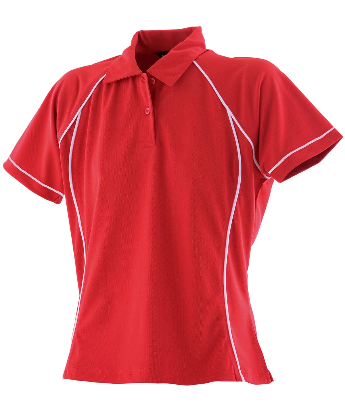 Finden &amp; Hales Finden Hales Womens piped performance polo LV371 - - Customisable Polos