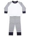 Navy Stripe/White