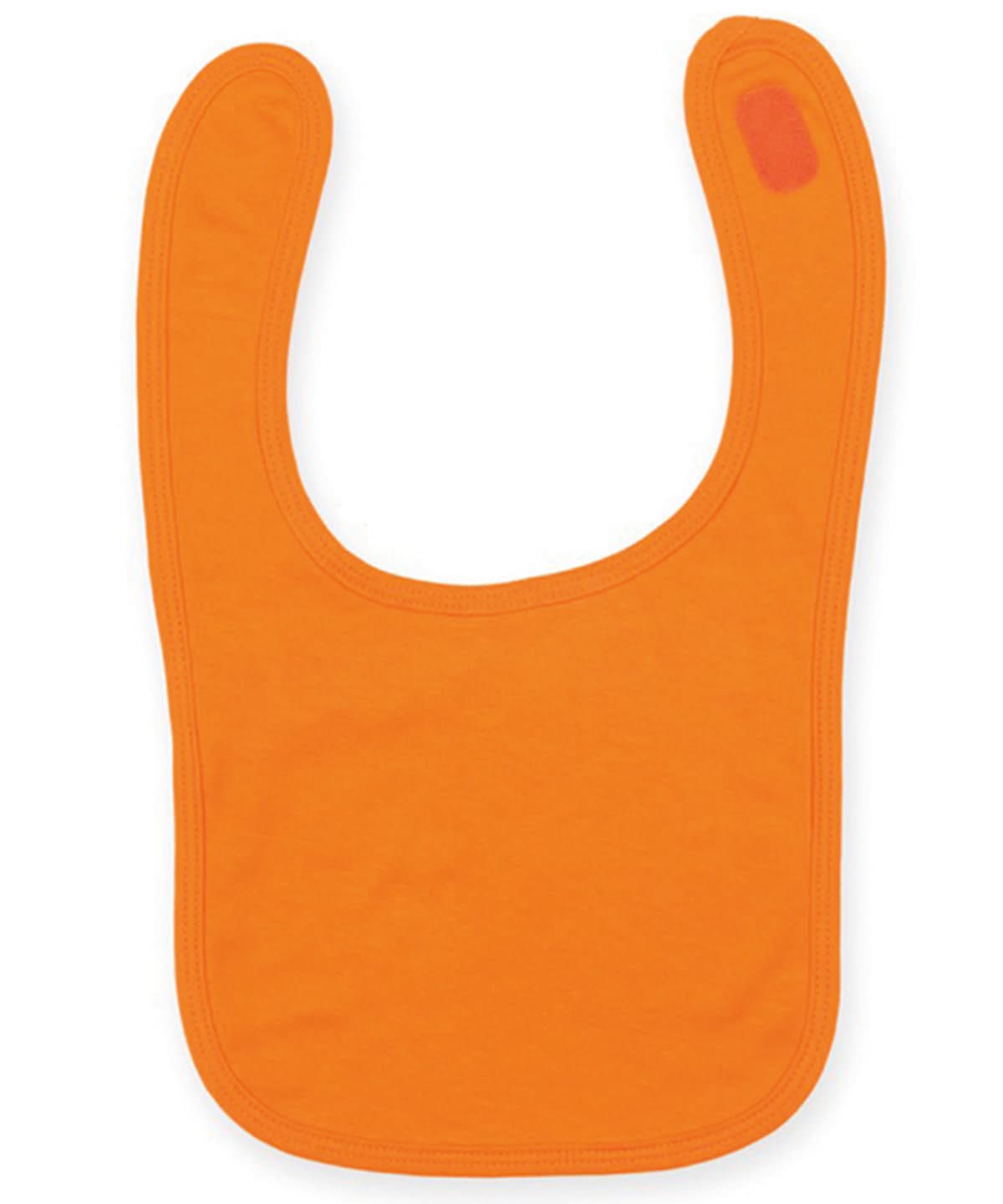 Larkwood Plain And Contrast Bib LW82T - - Customisable Bibs