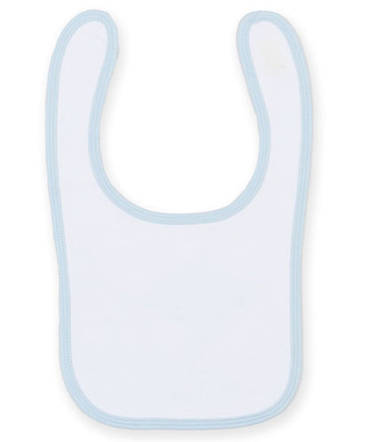 Larkwood Plain And Contrast Bib LW82T - - Customisable Bibs