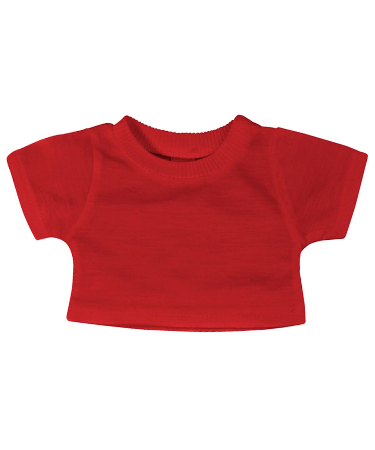 Teddy t shirt - MM071 - Red - Customisable Soft Toys