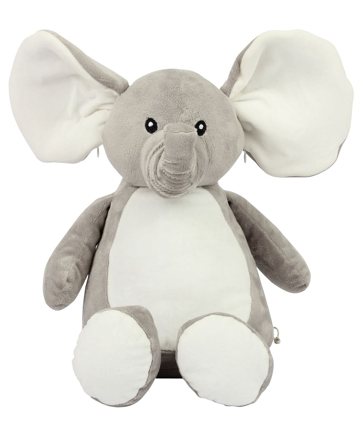 Zippie elephant - MM558 - Grey One size - Customisable Soft Toys