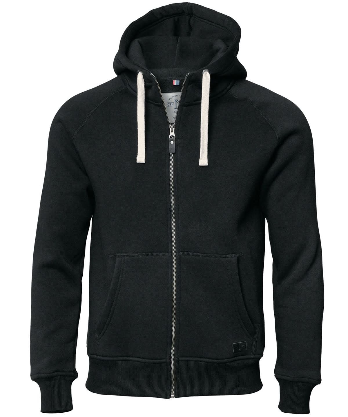 Williamsburg fashionable hooded sweatshirt - NB55M - Black - Customisable Sweatshirts