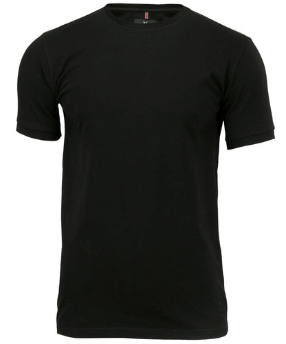 Nimbus Danbury the piqu tee NB72M - Black - Customisable T-Shirt