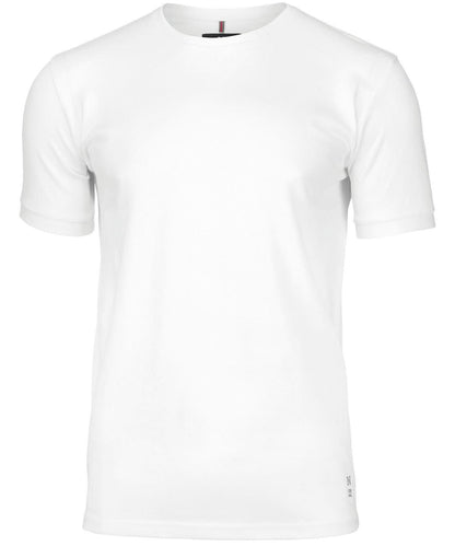 Nimbus Danbury the piqu tee NB72M - White - Customisable T-Shirt