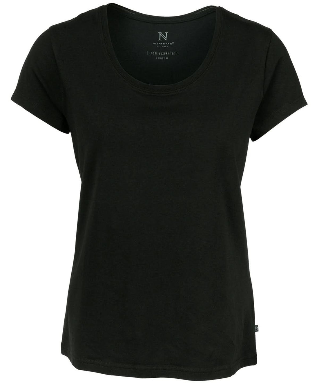 Nimbus Womens Montauk the Essential Short Sleeve tee NB73F - Black - Customisable T-Shirt