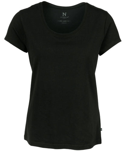 Nimbus Womens Montauk the Essential Short Sleeve tee NB73F - Black - Customisable T-Shirt