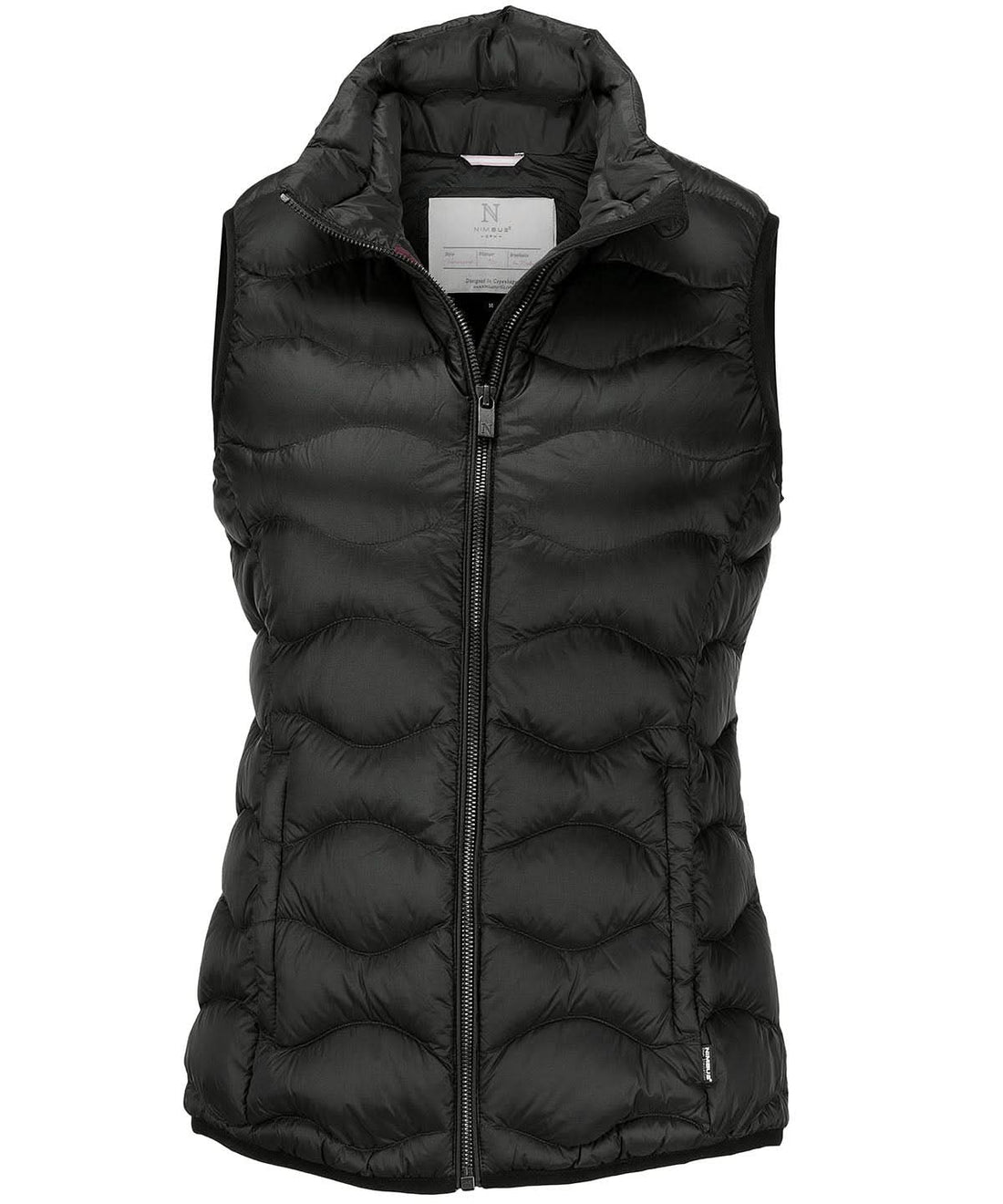 Nimbus Womens Vermont versatile down gilet NB79F - Black - Customisable Bodywarmers