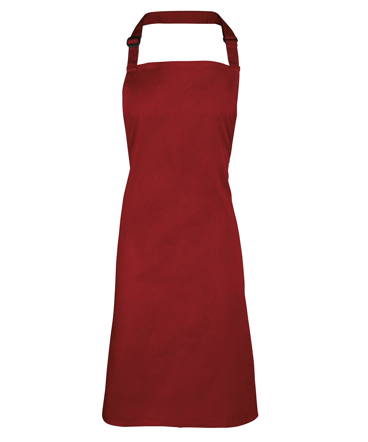 Colours bib apron - PR150 - Burgundy One size - Customisable Aprons