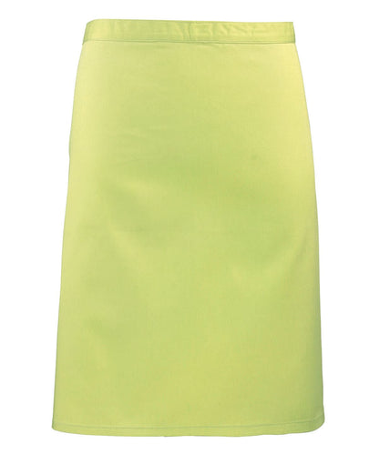Premier Colours mid length apron PR151 - Lime One size - Customisable Apron