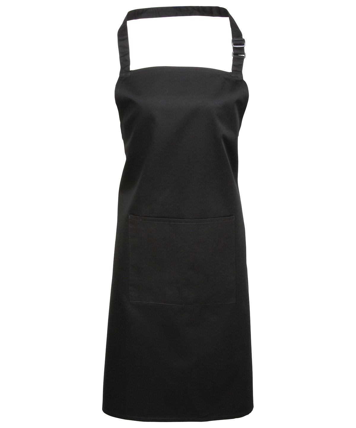 12 x Popular Bib Aprons with Pocket + Free Logo - Black One size - Customisable Bundle