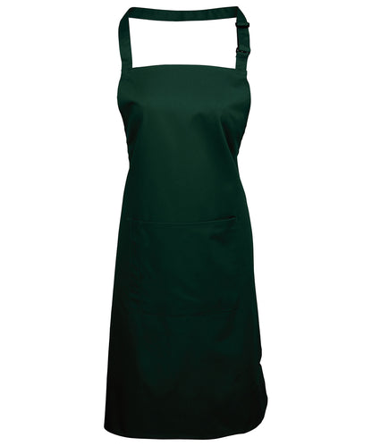 12 x Popular Bib Aprons with Pocket + Free Logo - Bottle One size - Customisable Bundle