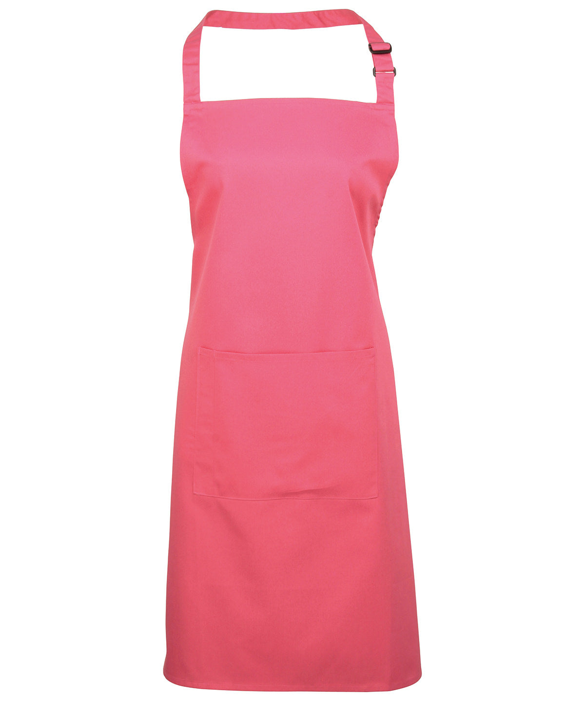 12 x Popular Bib Aprons with Pocket + Free Logo - Fuchsia One size - Customisable Bundle