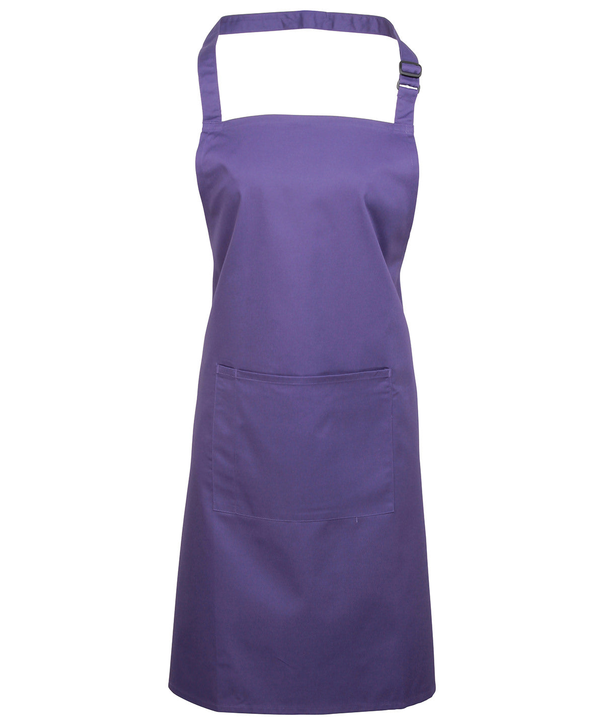 12 x Popular Bib Aprons with Pocket + Free Logo - Purple One size - Customisable Bundle