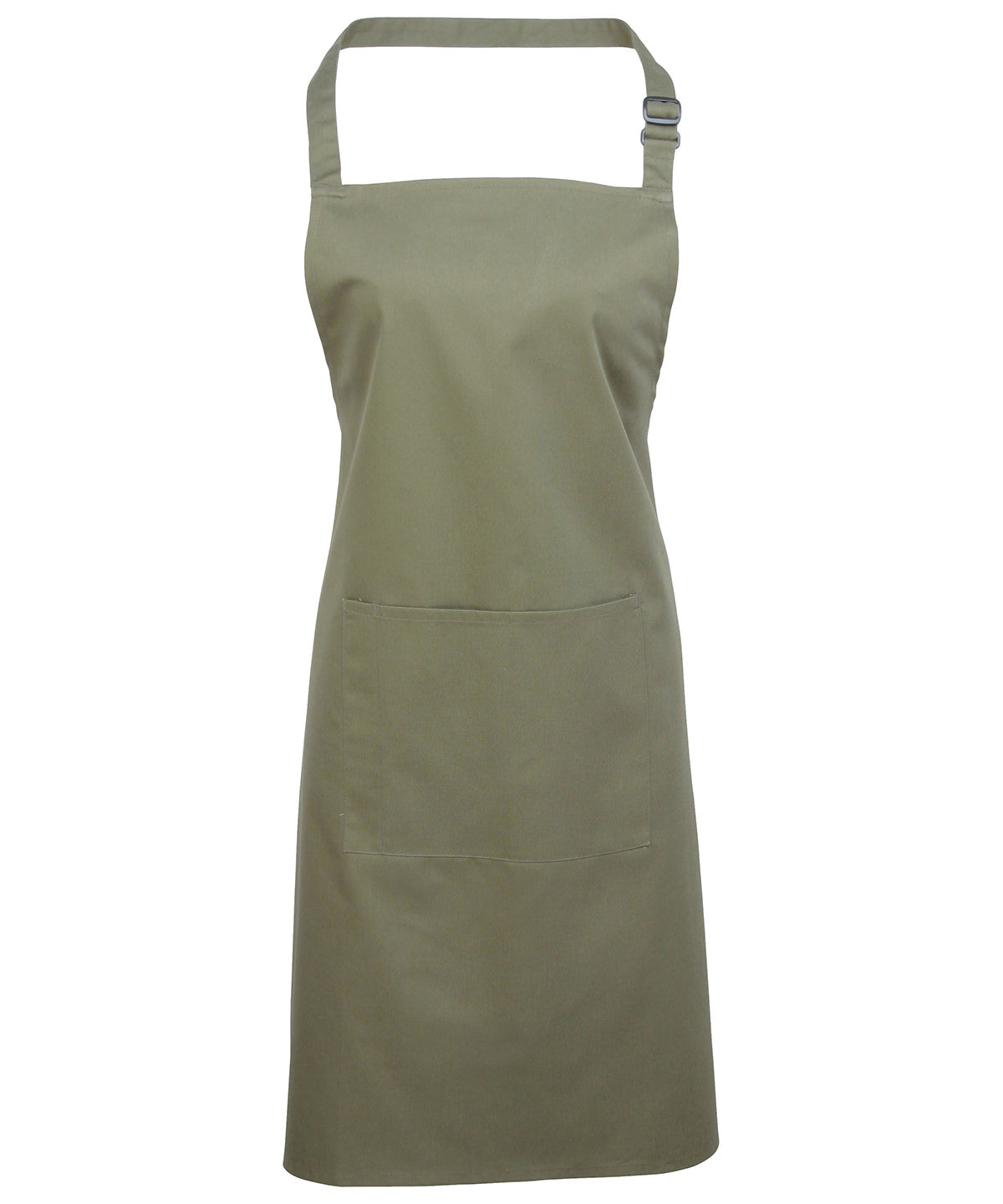 12 x Popular Bib Aprons with Pocket + Free Logo - Sage One size - Customisable Bundle
