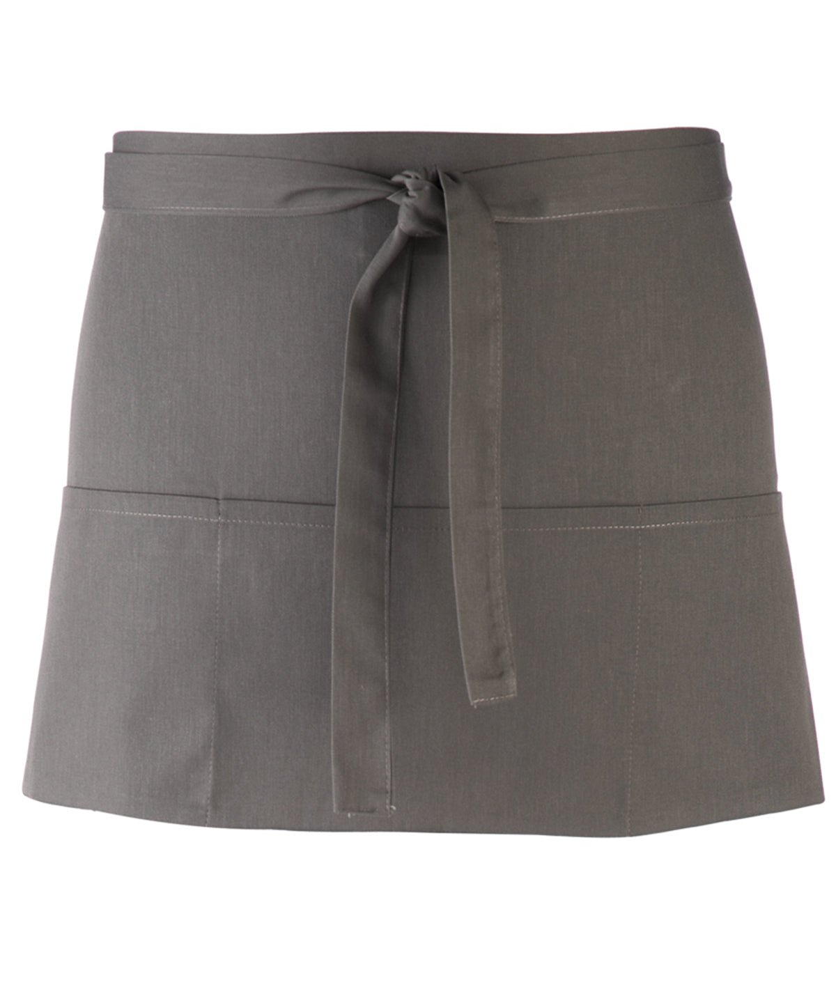 Colours 3-pocket apron - PR155 - Dark Grey One size - Customisable Aprons