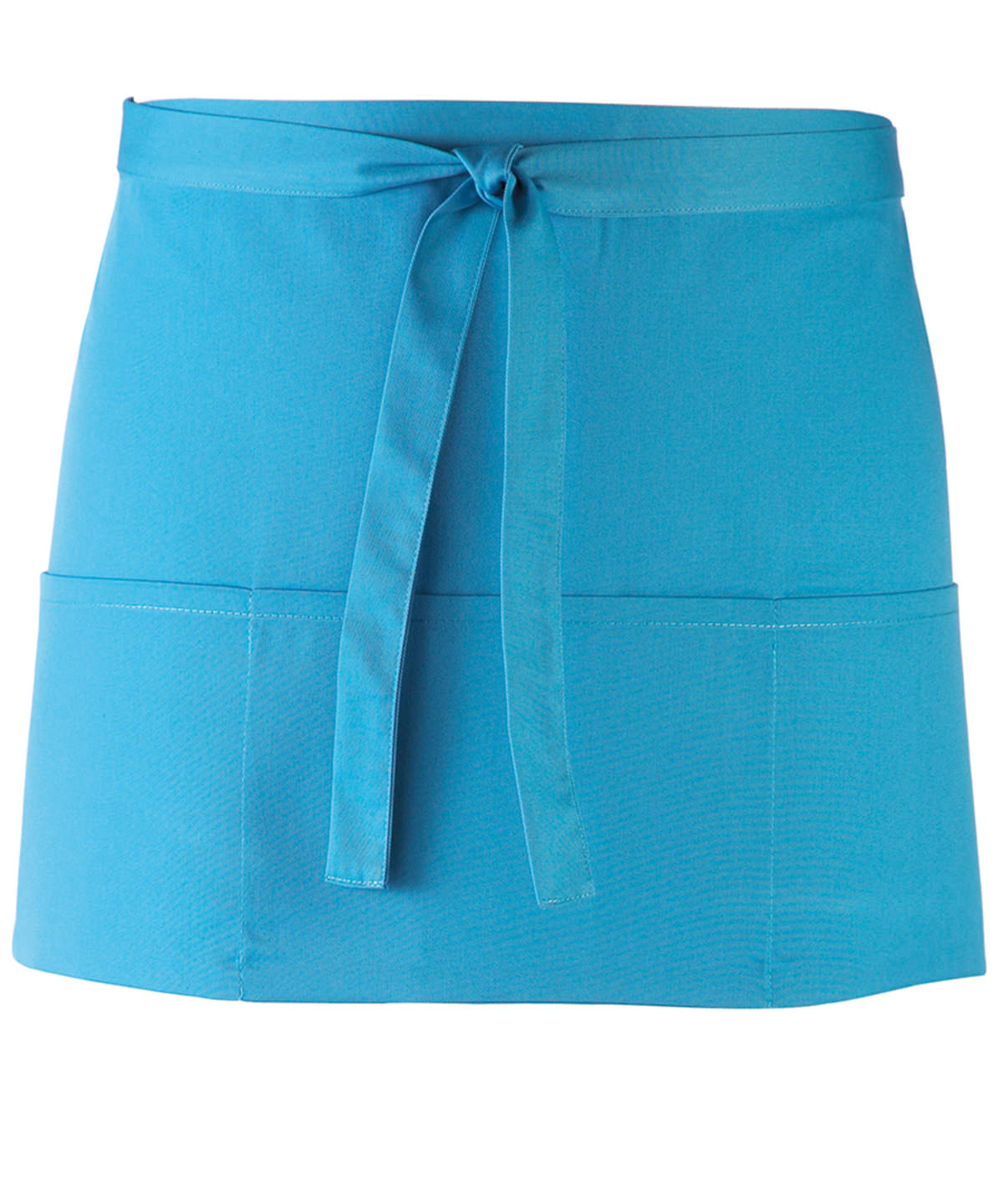 Colours 3-pocket apron - PR155 - Turquoise One size - Customisable Aprons