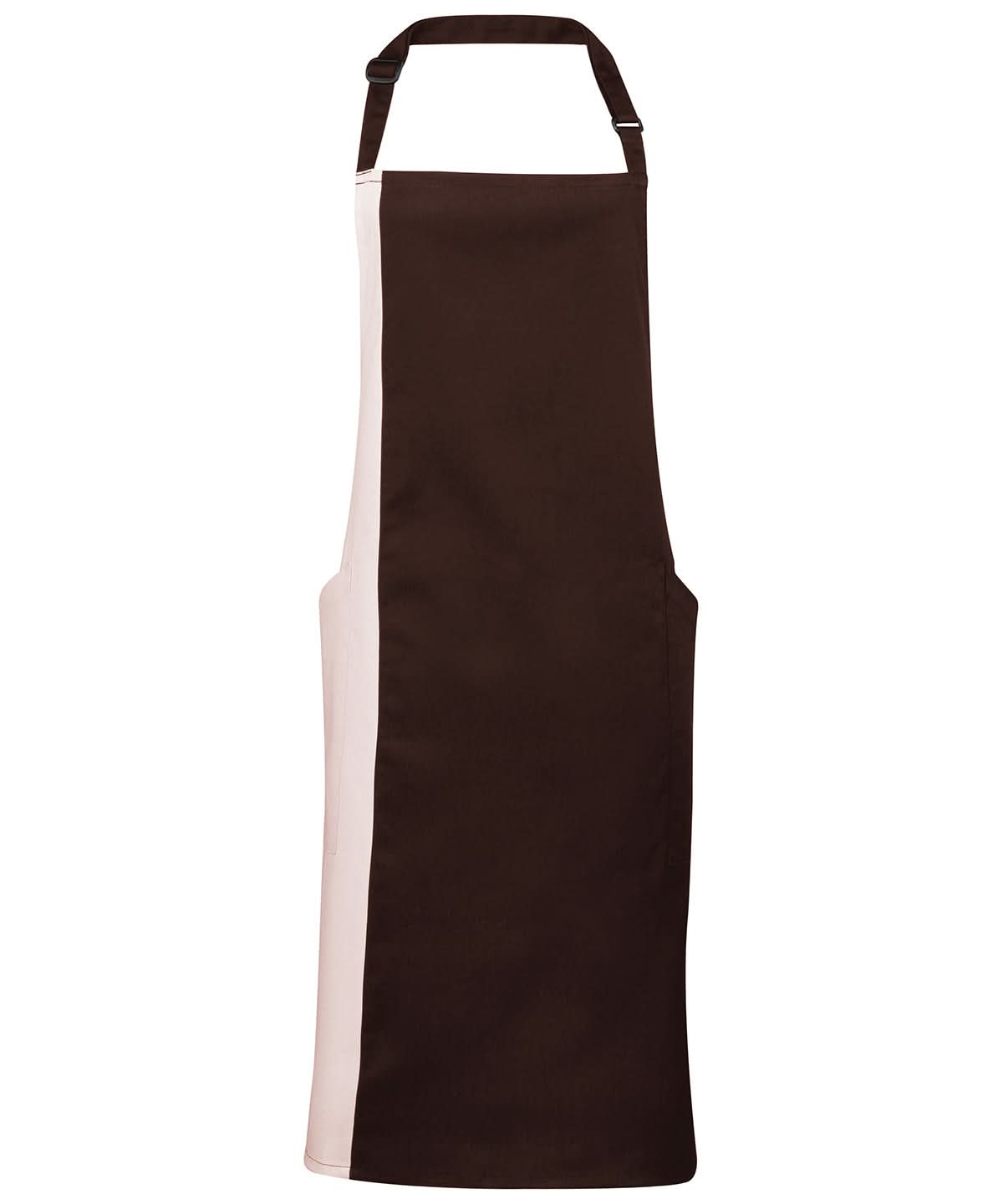 Premier Contrast bib apron PR162 - - Customisable Apron