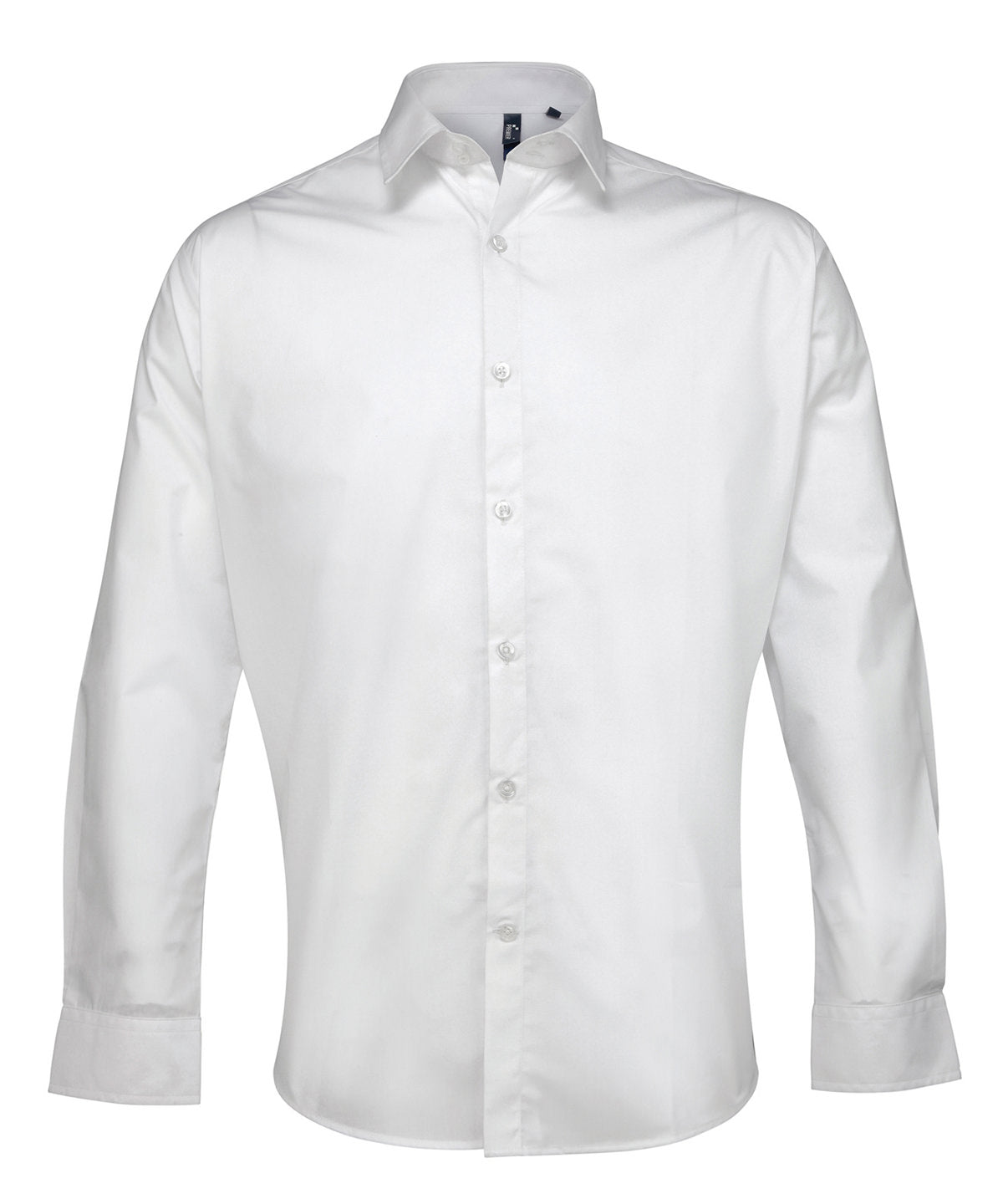 Supreme poplin long sleeve shirt - PR207 - White - Customisable Shirts