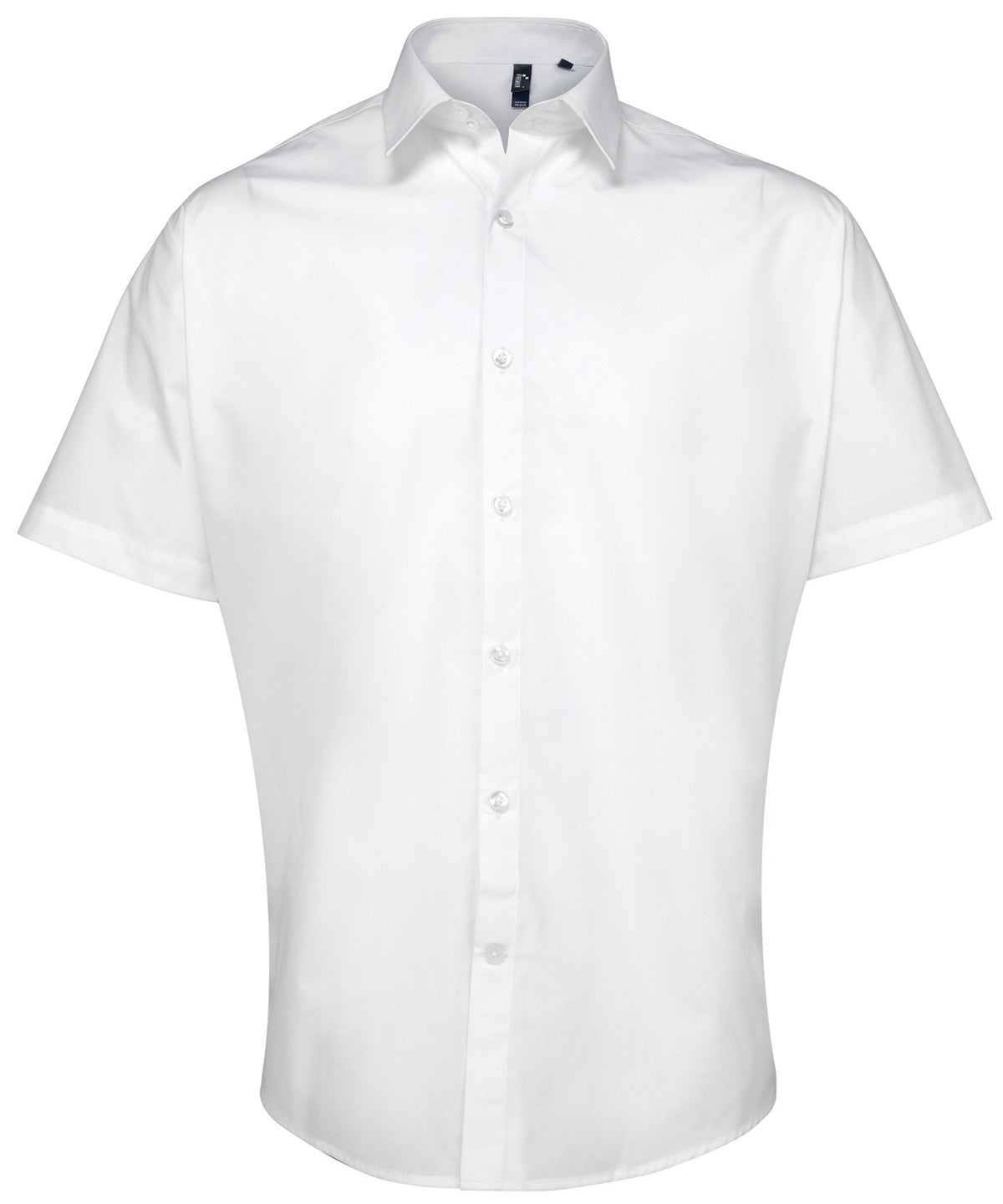 Supreme poplin short sleeve shirt - PR209 - White - Customisable Shirts