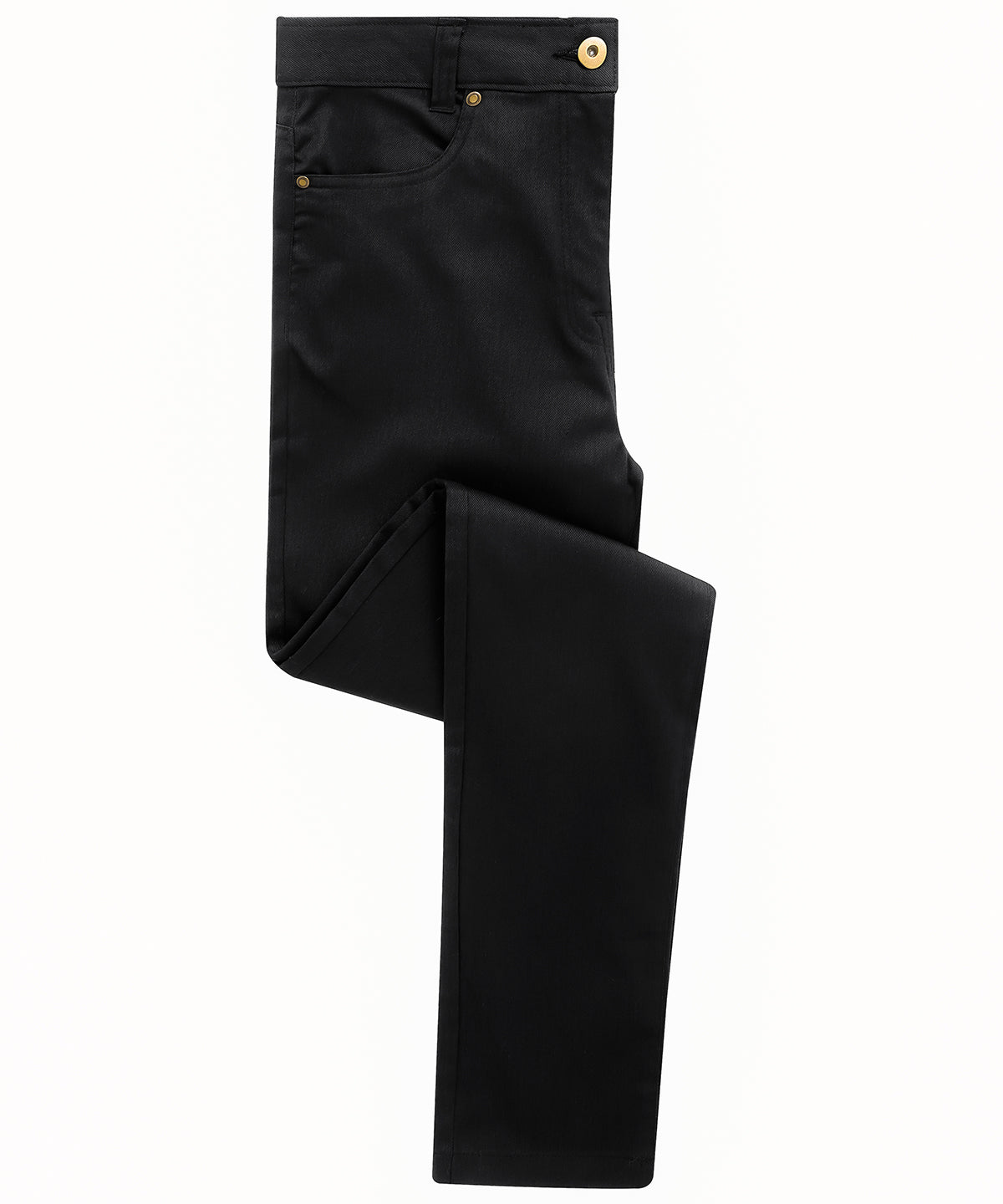 Women's performance chino jeans - PR570 - Black - Customisable Chinos