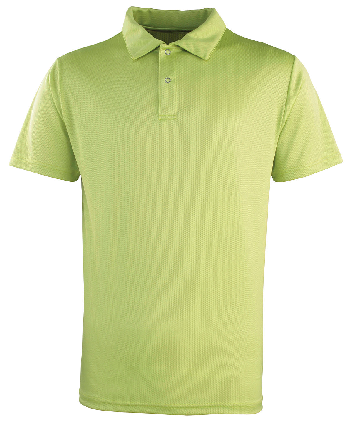 Coolchecker® studded polo - PR612 - Lime - Customisable Polos