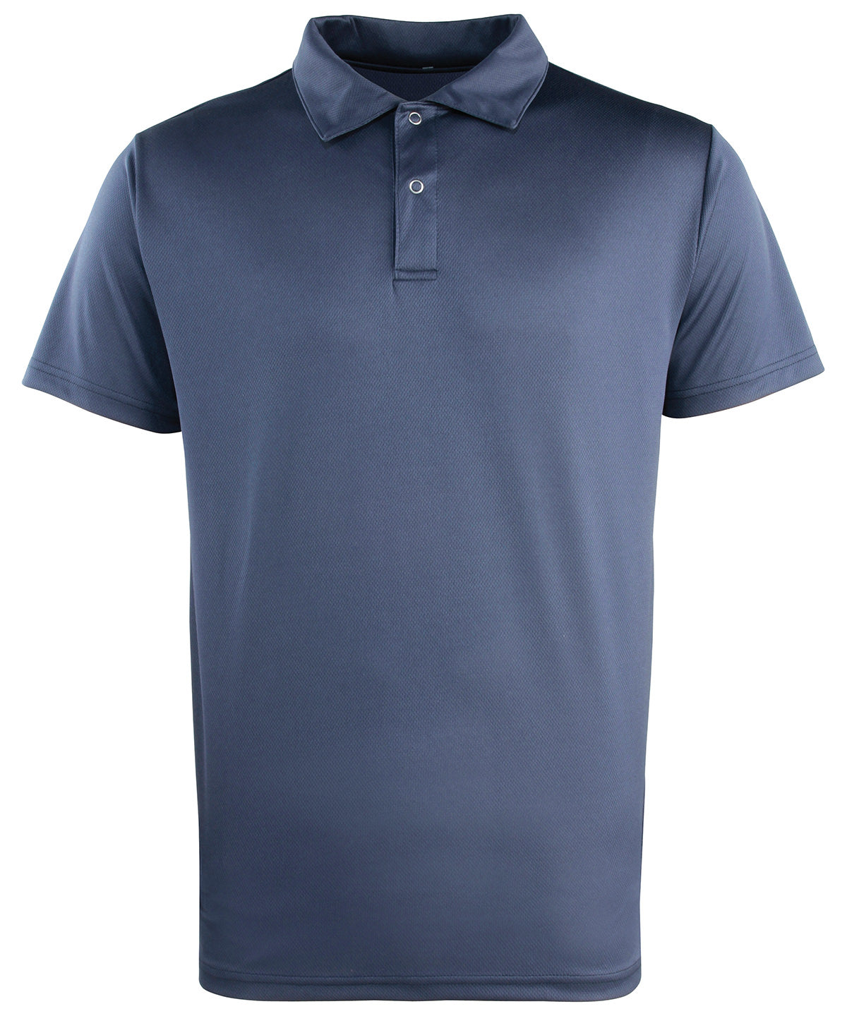 Coolchecker® studded polo - PR612 - Navy - Customisable Polos