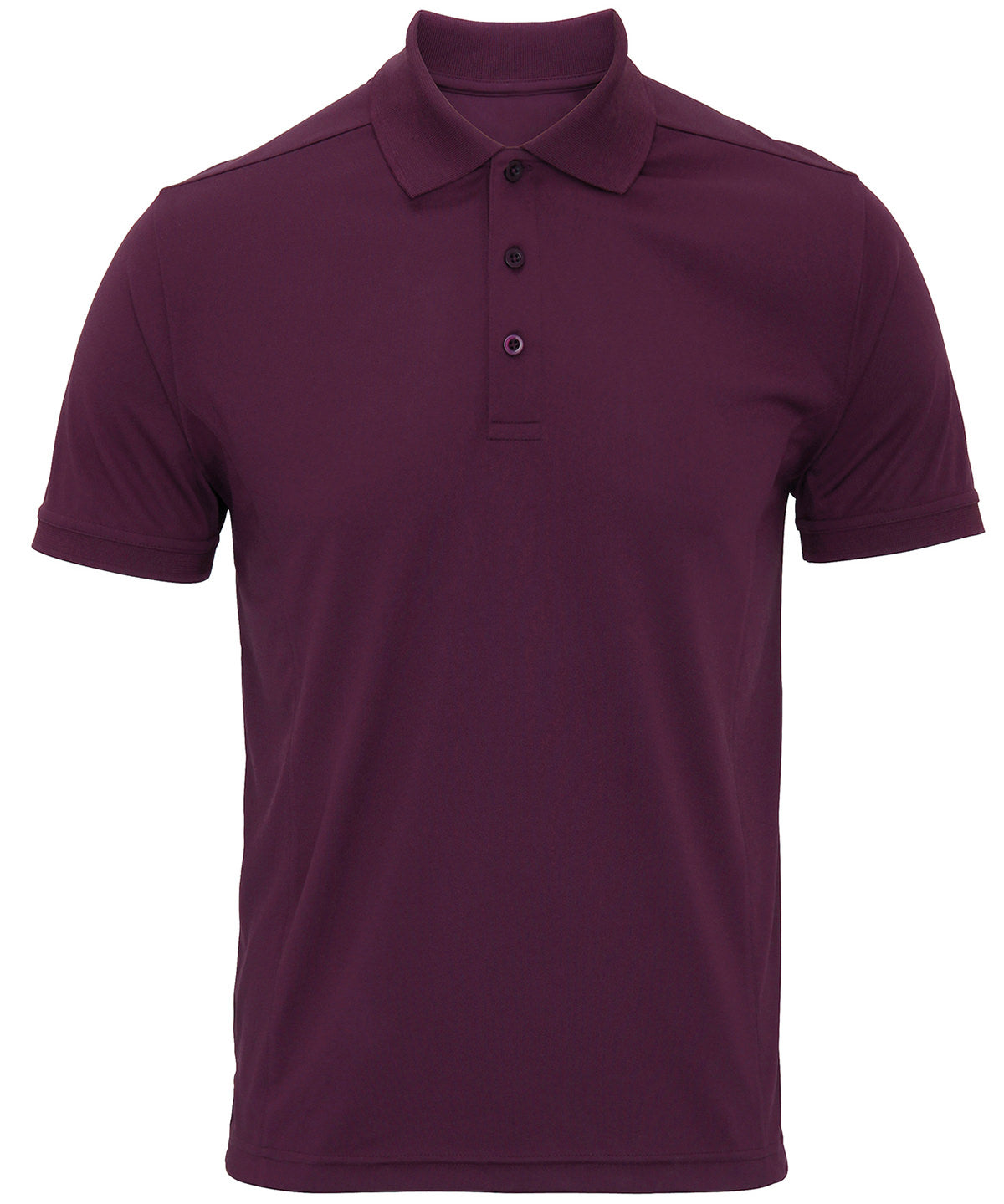 Coolchecker® piqué polo - PR615 - Aubergine - Customisable Polos