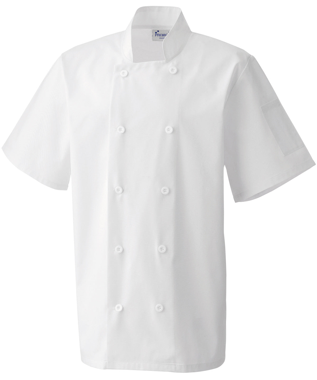 Short sleeve chef’s jacket - PR656 - White - Customisable Chef Jackets