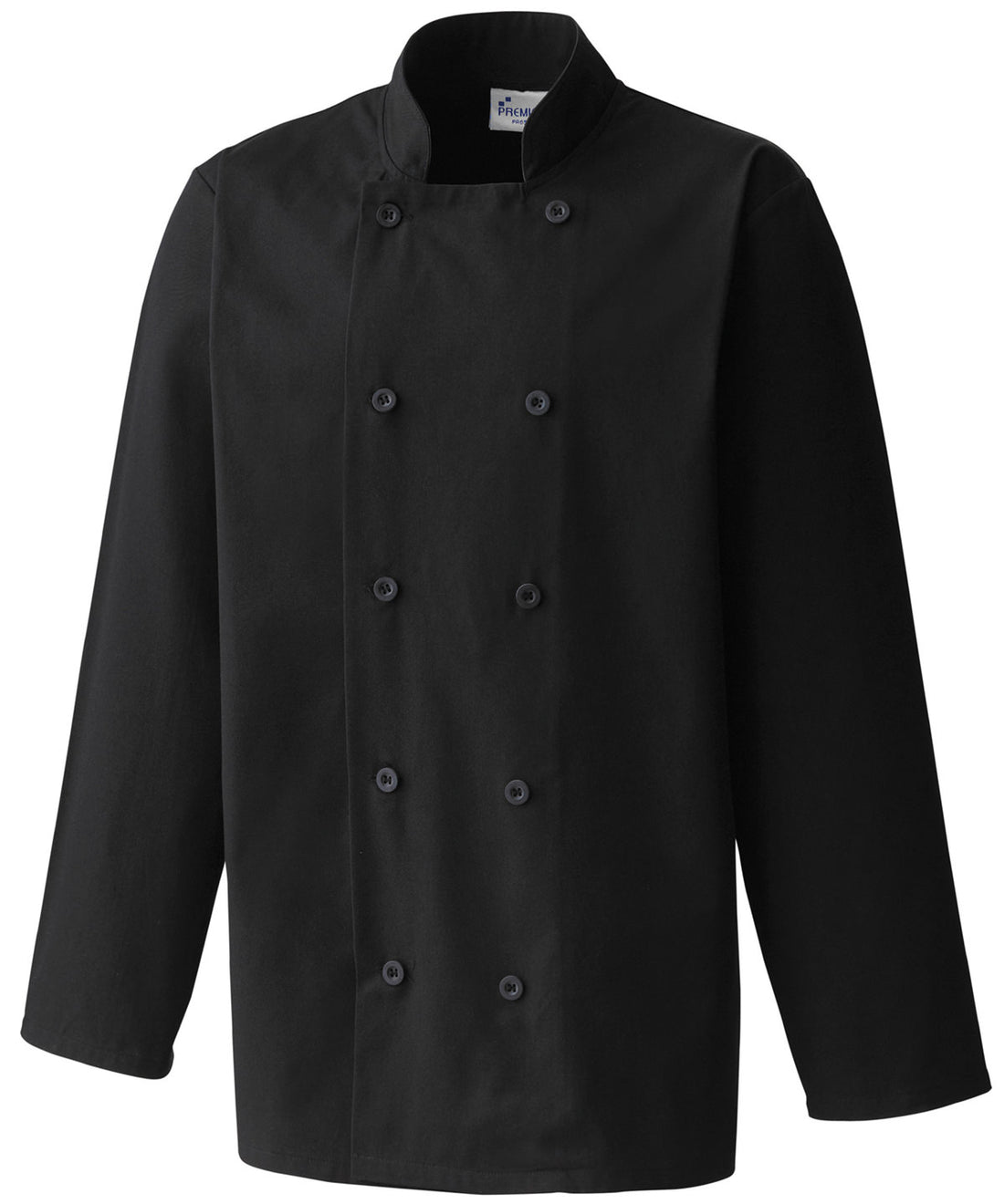 Long sleeve chef’s jacket - PR657 - Black - Customisable Chef Jackets