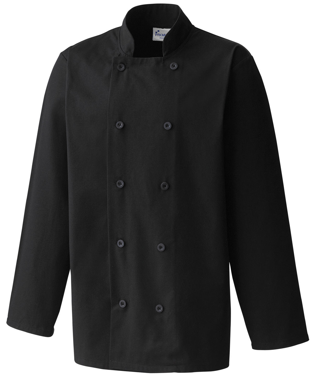 Long sleeve chef’s jacket - PR657 - Black - Customisable Chef Jackets