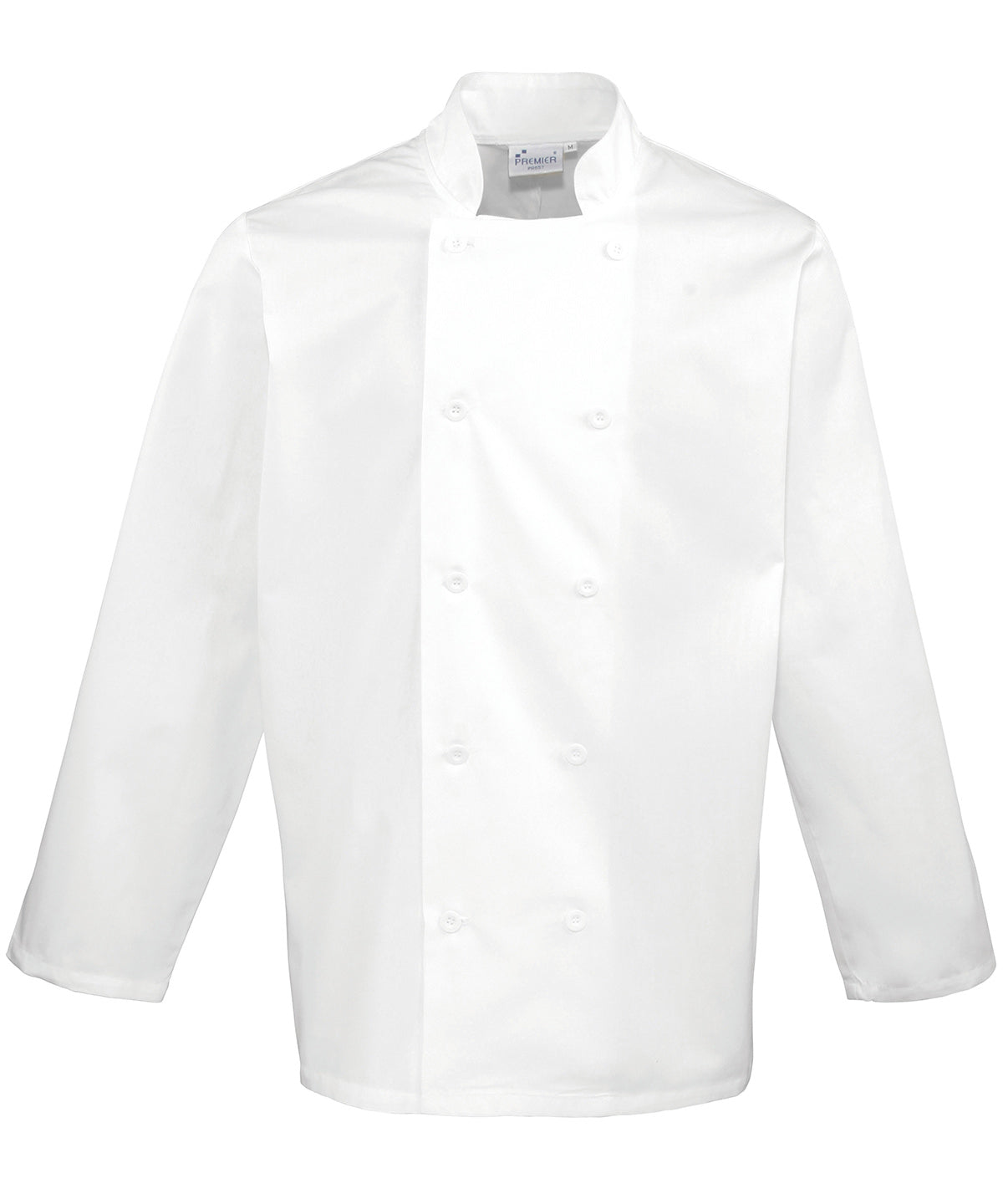 Long sleeve chef’s jacket - PR657 - White - Customisable Chef Jackets