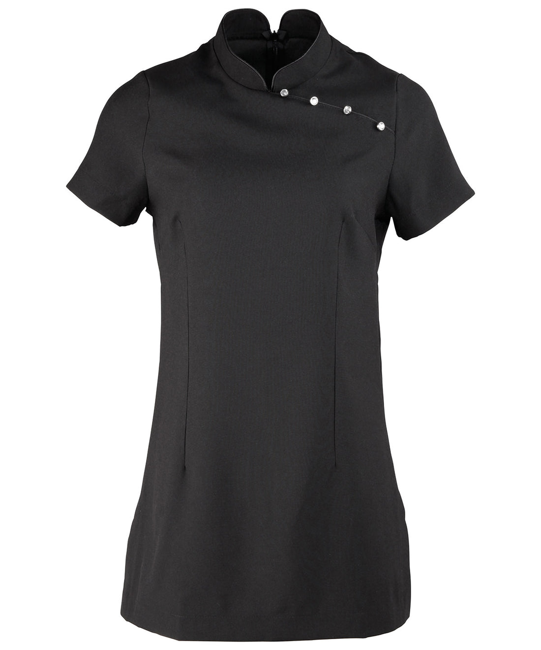 Mika beauty and spa tunic - PR681 - Black - Customisable Tunics