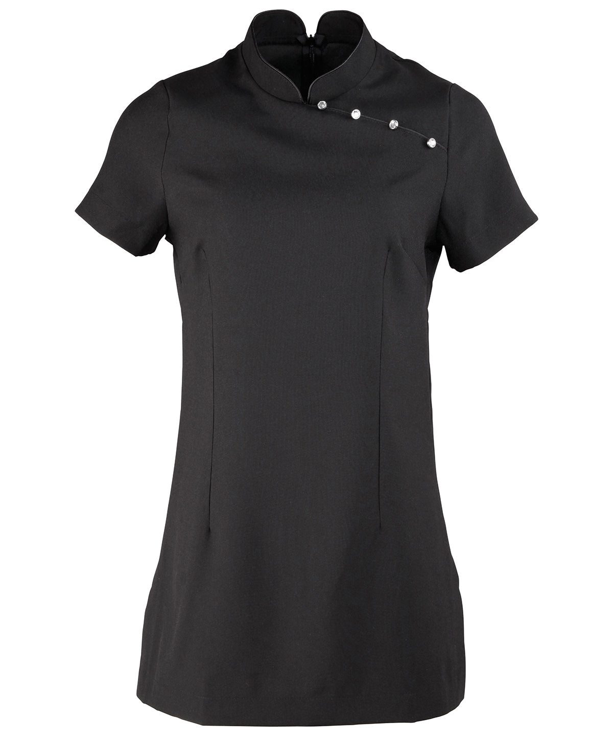 Mika beauty and spa tunic - PR681 - Black - Customisable Tunics