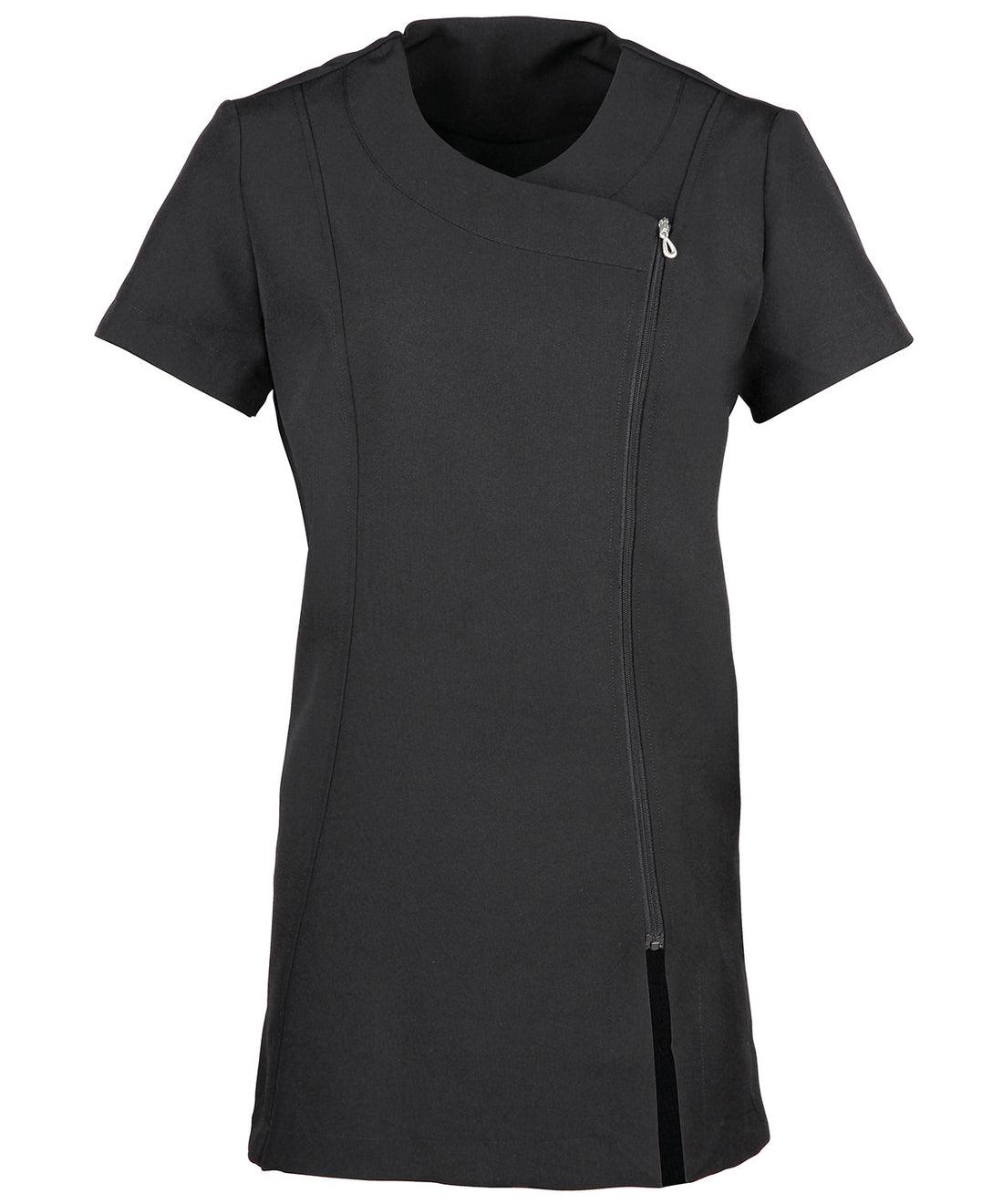 Camellia beauty and spa tunic - PR686 - Black - Customisable Tunics