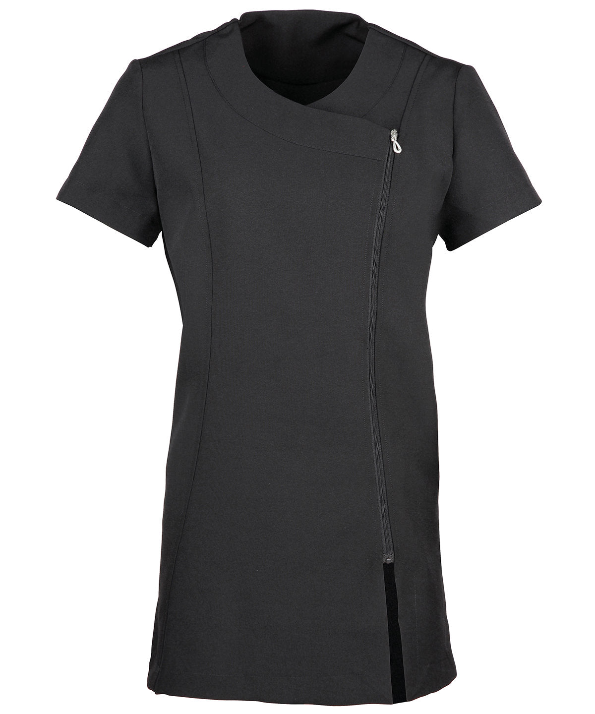 Camellia beauty and spa tunic - PR686 - Black - Customisable Tunics
