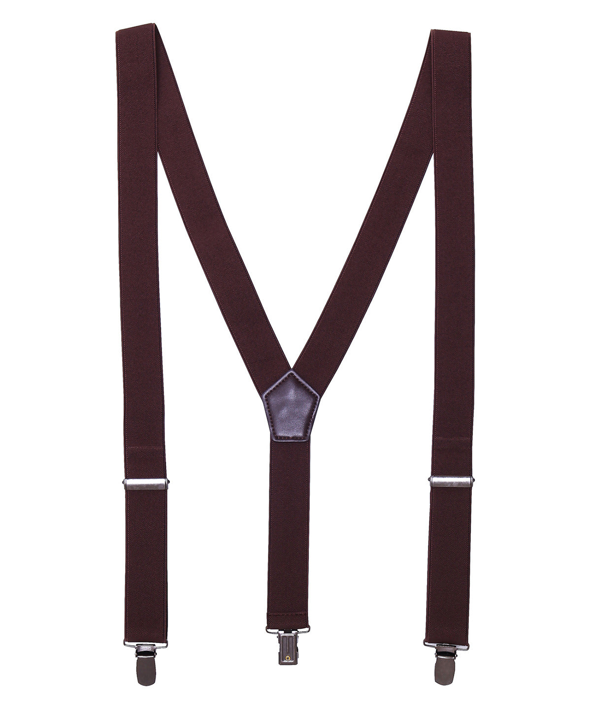 Clip-on trouser braces - PR701 - Brown One size - Customisable