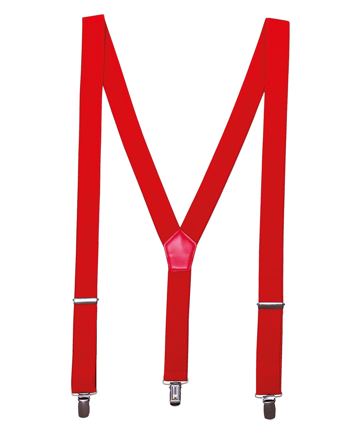 Clip-on trouser braces - PR701 - Red One size - Customisable