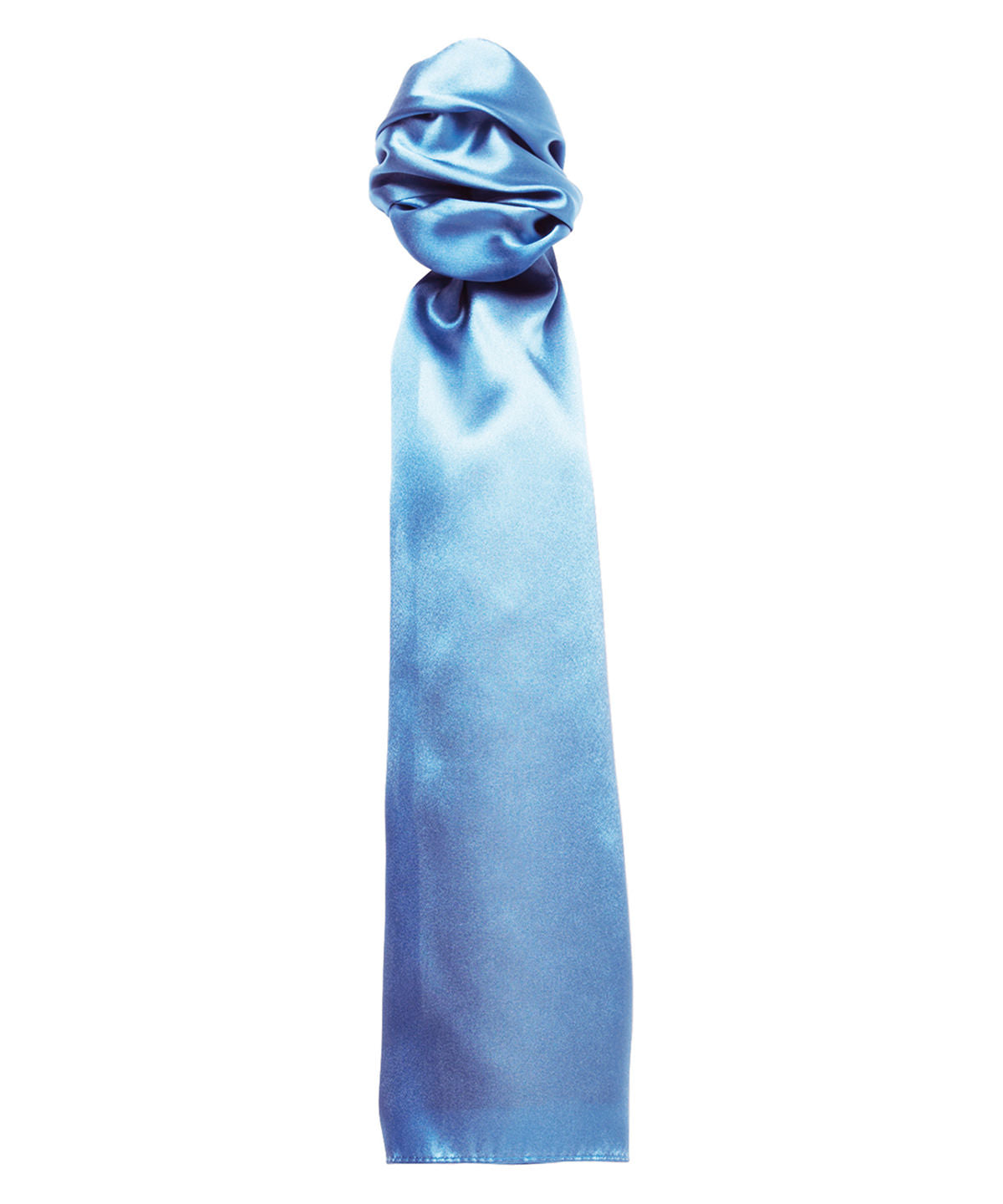 Scarf - plain - PR730 - Mid Blue One size - Customisable Scarves