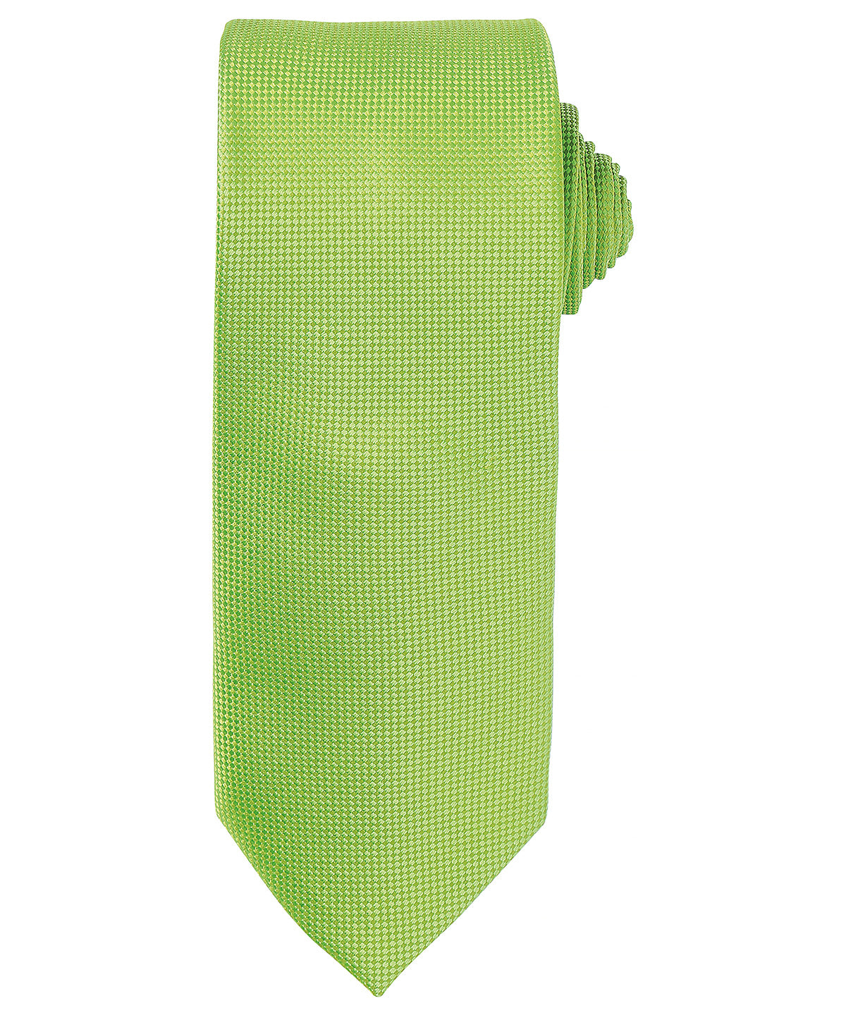 Micro waffle tie - PR780 - Lime One size - Customisable Ties