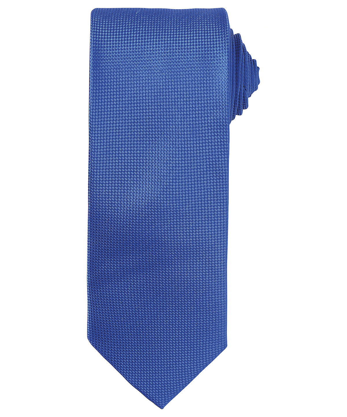 Micro waffle tie - PR780 - Royal One size - Customisable Ties