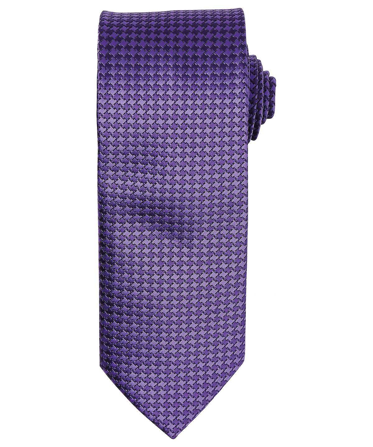 Puppy tooth tie - PR787 - Purple One size - Customisable Ties