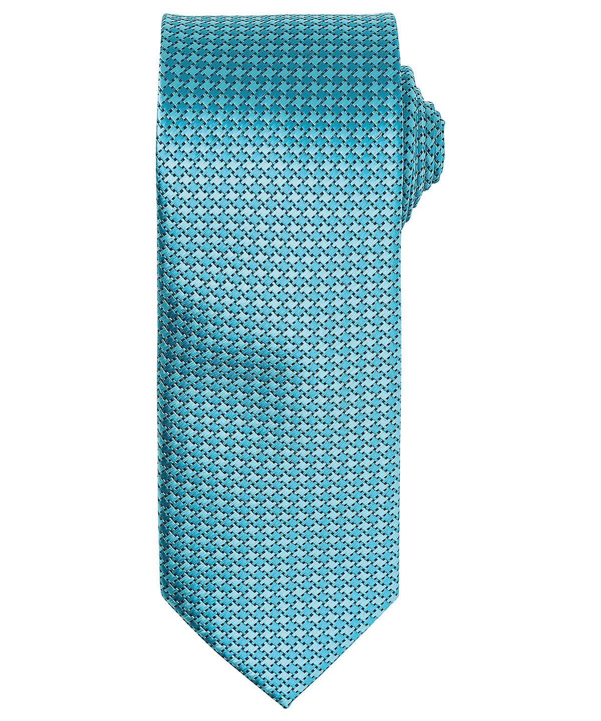 Puppy tooth tie - PR787 - Turquoise One size - Customisable Ties