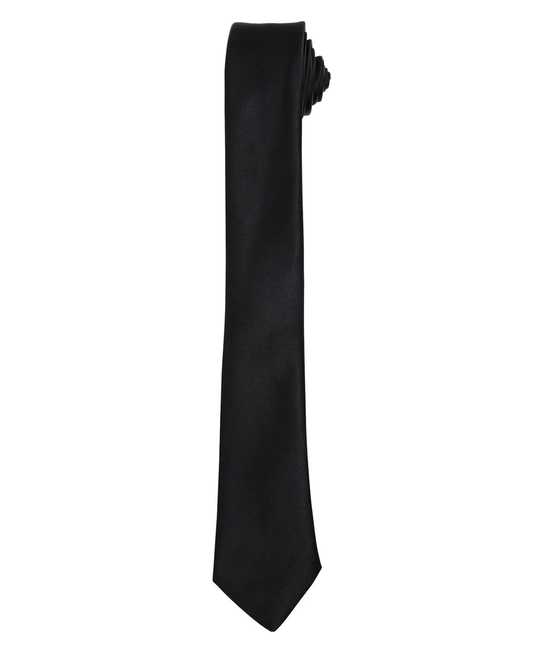 Slim tie - PR793 - Black One size - Customisable Ties