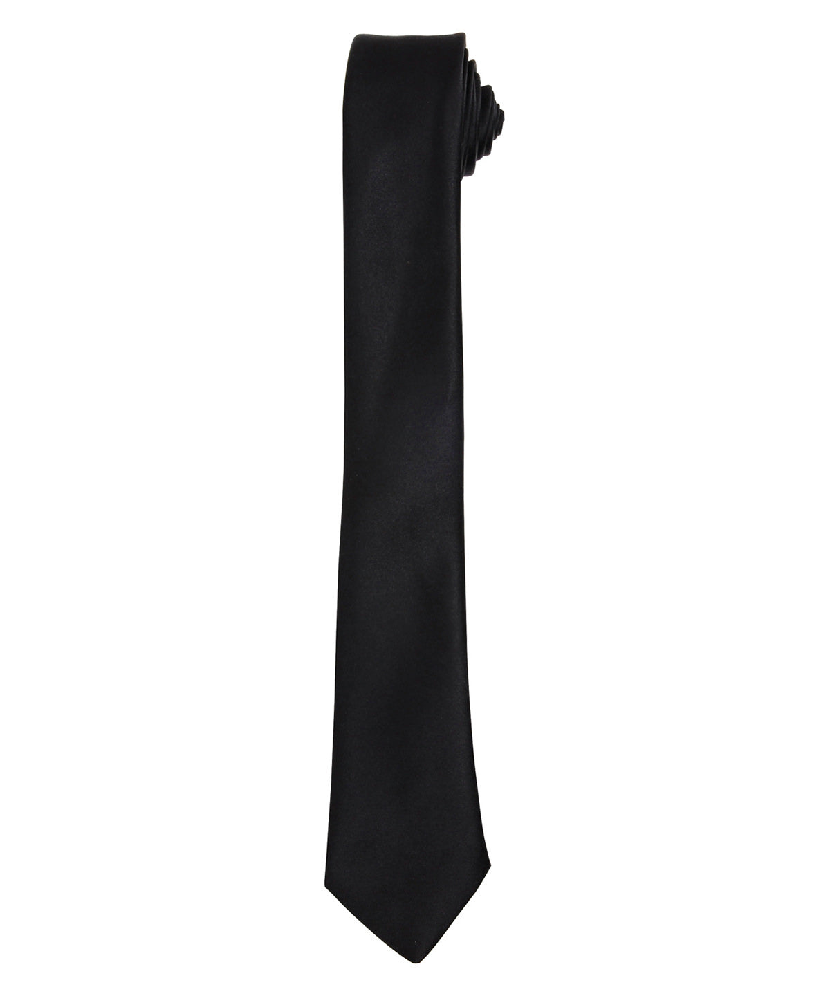 Slim tie - PR793 - Black One size - Customisable Ties