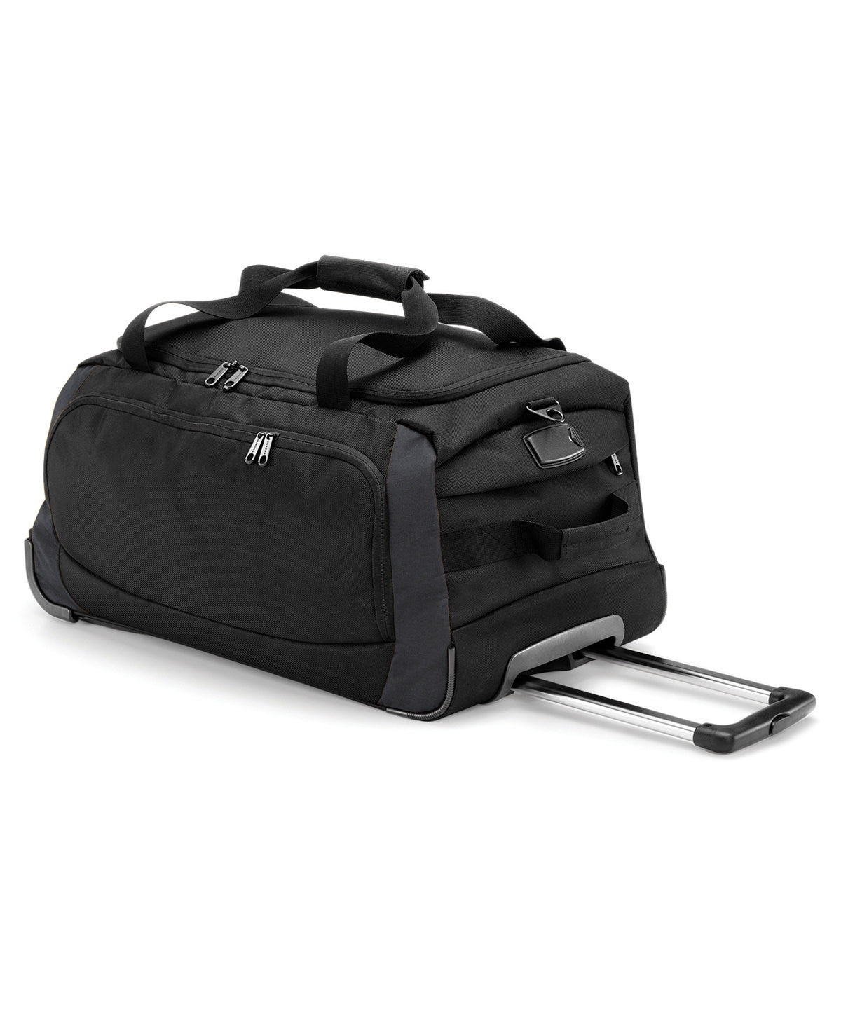Tungsten™ wheelie travel bag - QD970 - Black Dark Graphite One size - Customisable Bags